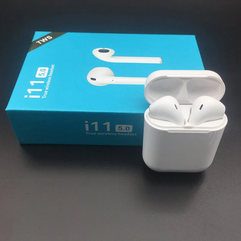 Новинка i11 TWS Bluetooth наушники с сенсорным управлением V5.0 стерео Беспроводная