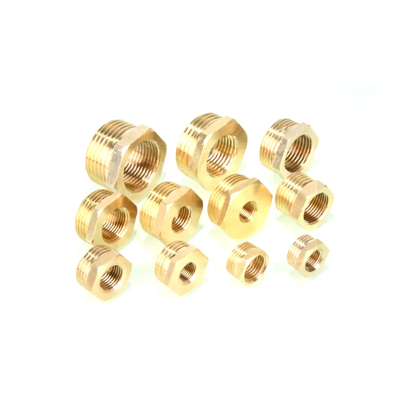 

Brass Hose Pipe Fitting Hex Reducer Bushing M/F 1/8" 1/4" 3/8" 1/2" 3/4" BSP Male to Female Change Coupler Connector Adapter