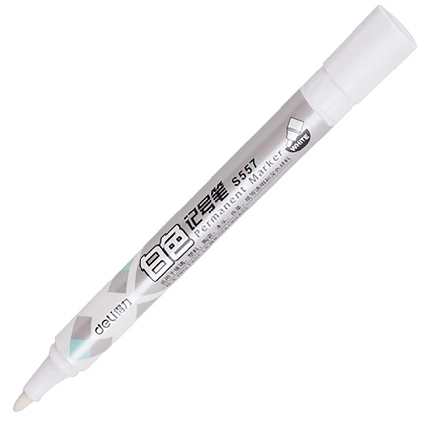 

1PC Portable White Permanent Marker Pens Chalk Blackboard Glass Window Car Tyre Tire Tread Rubbe Pens Office School Supplies
