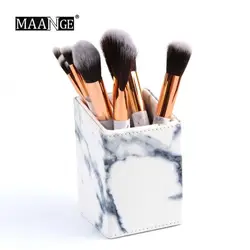 2018 Новый горячий высококачественный мраморный узор портативые Кисточки для макияжа размер держатель для хранения ручки Органайзер