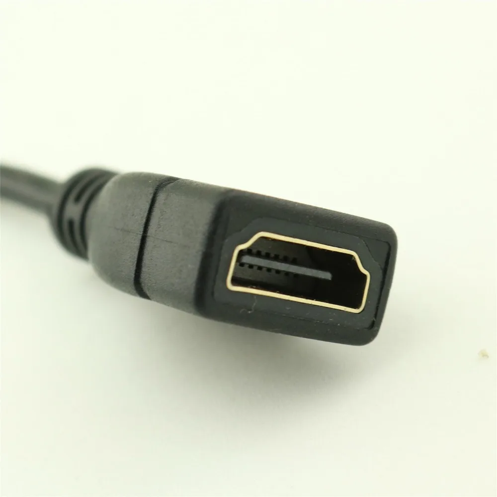 1 шт. прямоугольный Переходник HDMI A мама мини C папа 1080P 20 см|mini hdmi|hdmi righthdmi c |