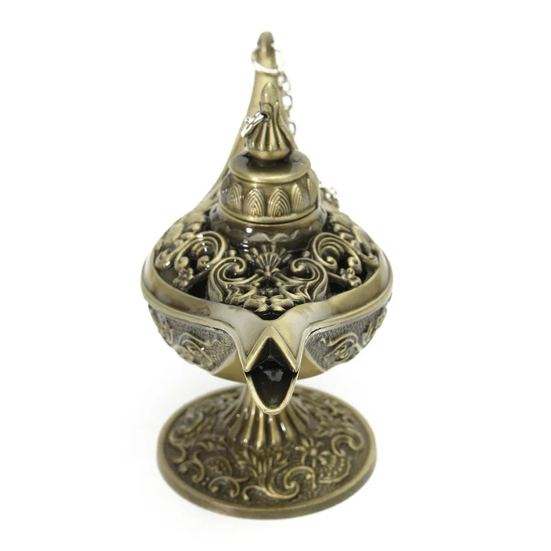 Традиционная выдалбливающая сказочная Волшебная Лампа Алладина светильник чайник Genies лампа Винтаж Ретро-игрушка для домашнего декора украшения
