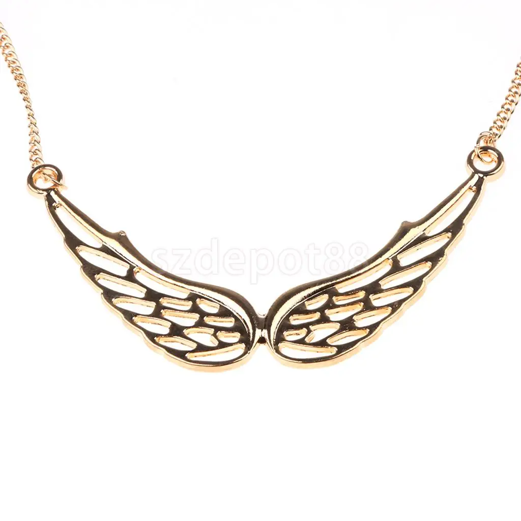 Sunglasses Lanyard Strap Necklace Metal Eyeglass Chain Cord Angel Wing Pendant