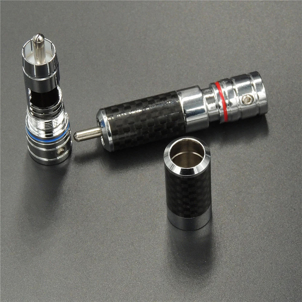 2 шт. Audiophile эвтектическая медь родиевое покрытие RCA разъем припоя|connector video|connector