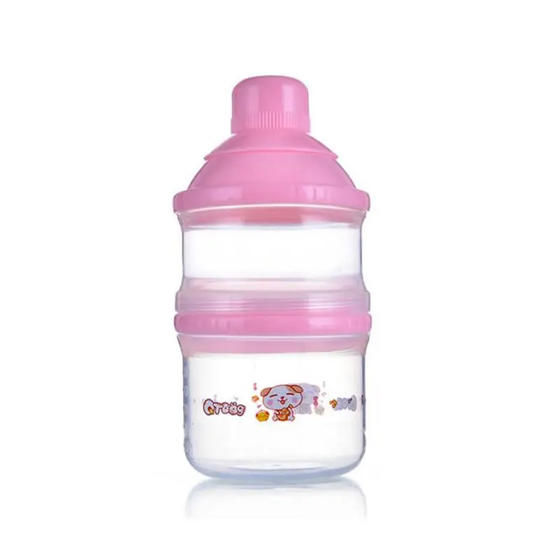 Портативный 1-4 слоя детский контейнер для сухого молока влагостойкая бутылочка для еды для новорожденных, снек, конфеты, коробка для хранения