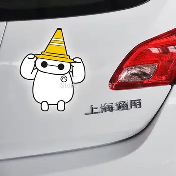 

10 x Newest Big Hero 6 Baymax Lovely Funny Car Body Stickers Car Decal for Toyota Chevrolet Volkswagen Tesla Kia Lada