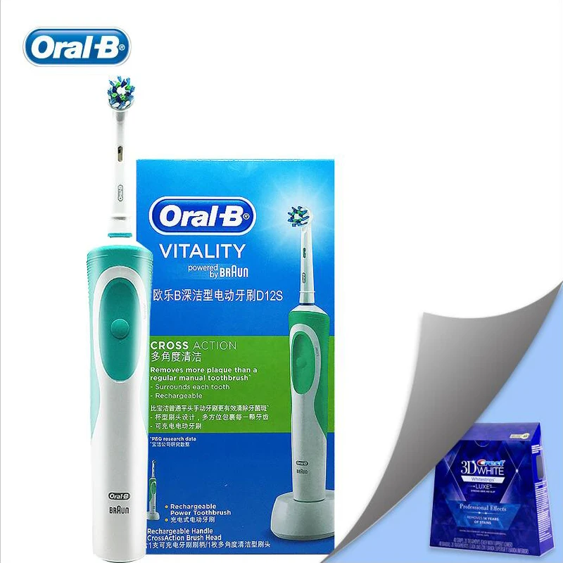 Authentic Teeth Whitening Products Electric Toothbrush and 3D White Professional Effect Teeth Whitening Strips