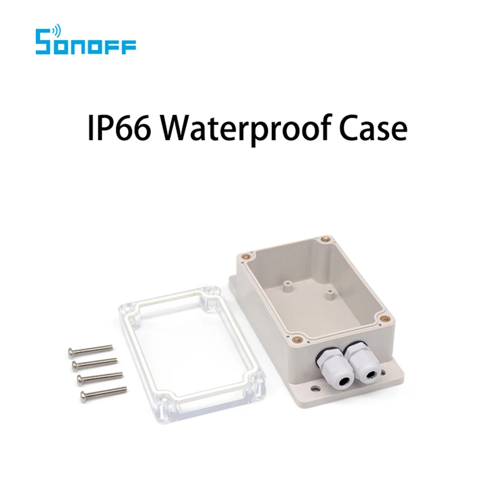 

IP66 Waterproof Cover Case for Sonoff Basic Wifi Switch/POW/DUAL/TH16/G1 Smart Home