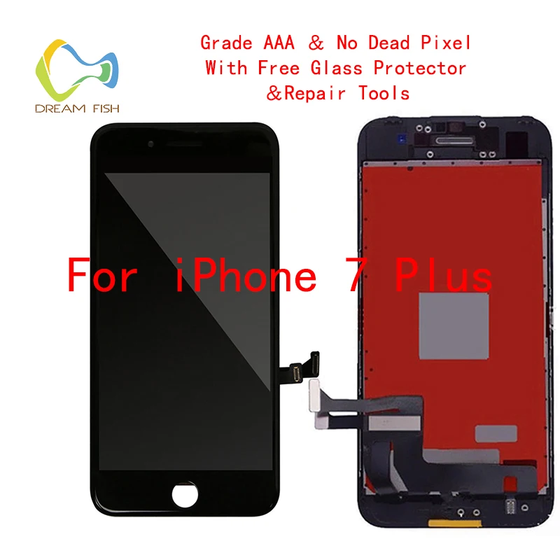 

2018 100% AAAA LCD Screen For IPhone 7 Plus Screen LCD Display Digitizer Touch Module 7 Plus Screens Replacement LCDS Celular