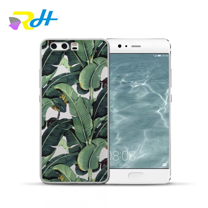 Для funda Huawei P20 lite чехол банановый лист кактус для P8 Lite 2017 P10 P9 Plus Pro Coque