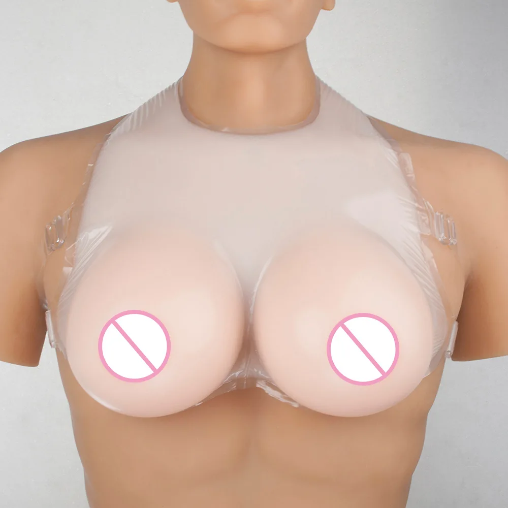 

C cupD cup Realistic Silicone Breast Forms Strap Fake Boobs For Crossdressers Transvestite Enhancer Transgender Shemale tits