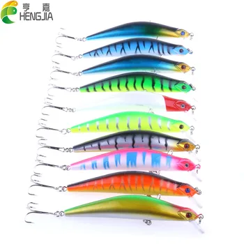 

fiberglass boat Minnow fishing lures 80pcs11CM 14.3G 4#hook Fresh Shallow Water Bass Walleye Crappie hard hooks Tackle free ship