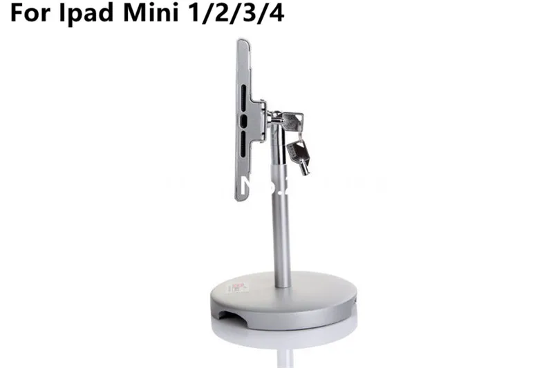 para Ipad Mini Suporte de Mesa Suporte de Mesa de Montagem em Bancada Seguro com Anti-roubo Exibição de Bloqueio para Loja Montagem Bancada Gabinete Securiy de em 5 de mesa de montagem em bancada seguro