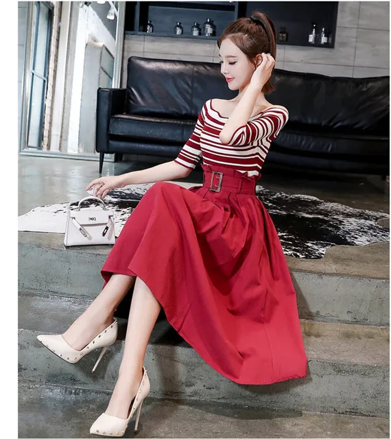 Best Offers Women's Hot Sale Rushed Free Shipping 2018 European And American Style Autumn Winter Fashion High Waist Skirt Two-piece Suit Best Offers Women's Hot Sale Rushed Free Shipping 2018 European And American Style Autumn Winter Fashion High Waist Skirt Two-piece Suit