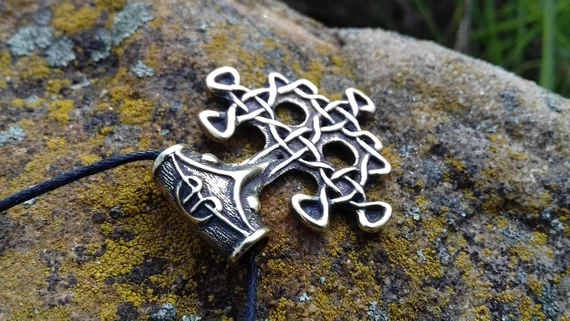 Mjolnir кулон Тор молот Викинг ювелирные изделия Hiddensee Реплика скандинавский копия