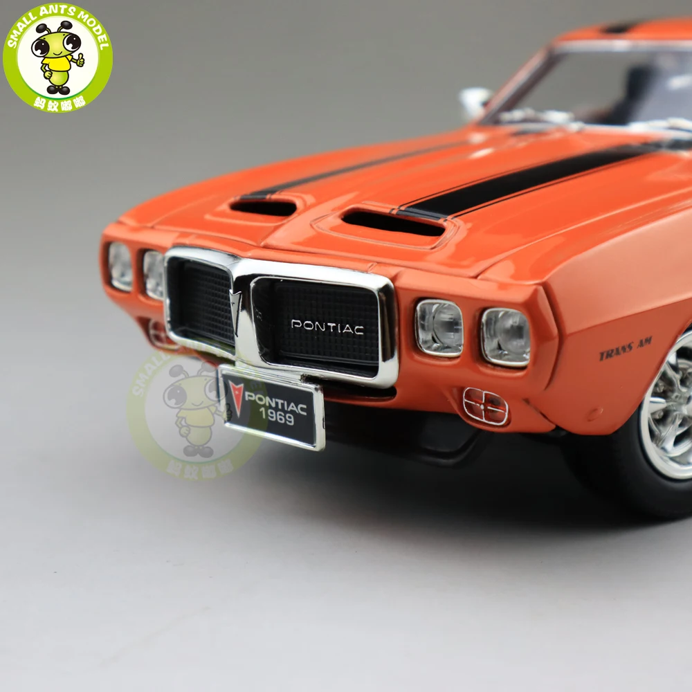 1/18 1969 PONTIAC Жар-птица транс-роуд Подпись литая модель автомобиля игрушки для мальчиков и девочек подарок