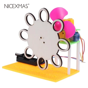 

DIY Automatic Bubble Blowing Machine Manual Assembly Model Educational Toys
