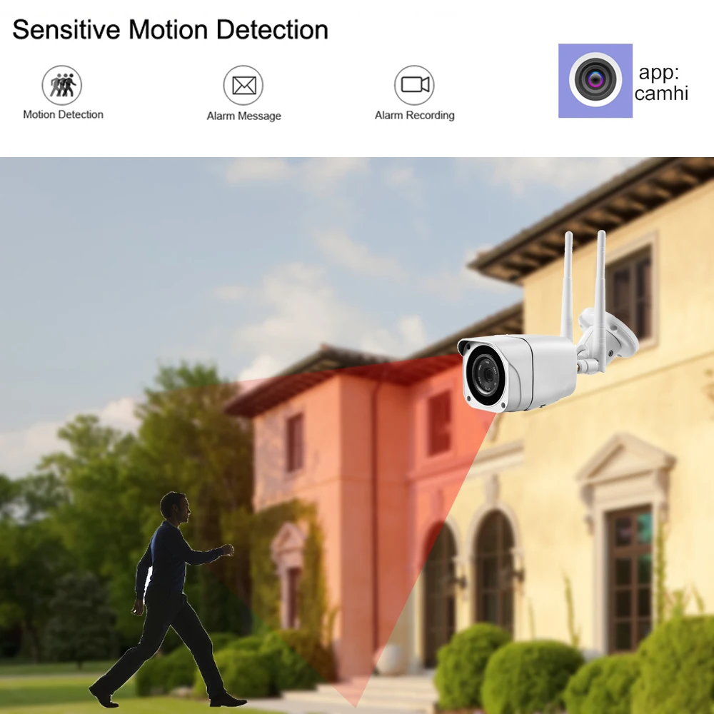  Outdoor 3G 4G Sim Camera Home Security WIFI IP Bullet Camera CCTV Surveillance Cam Waterproof 1080P - 33001844328