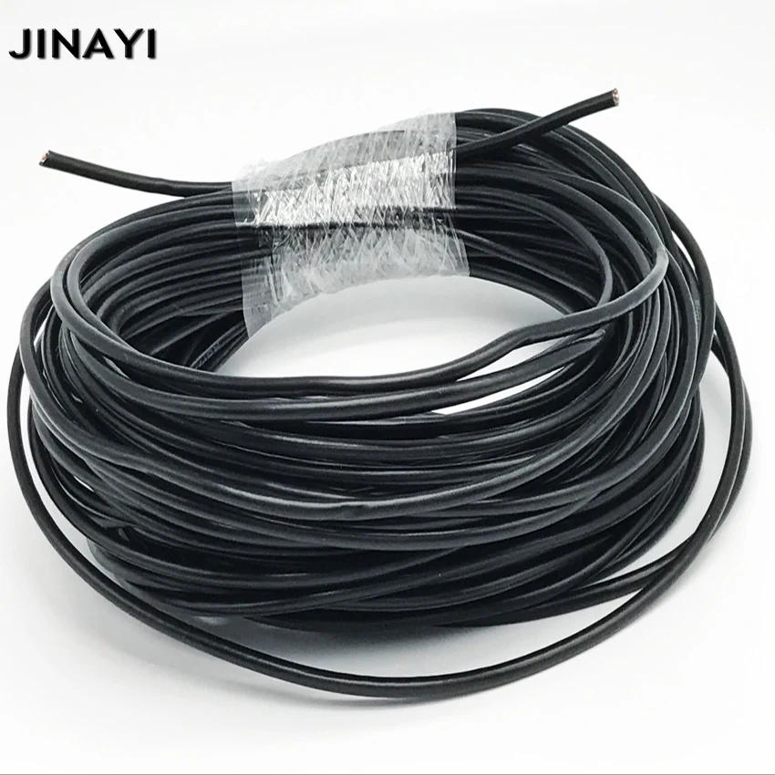 Коаксиальный кабель 20 м 60 футов Φ RG174 RF черный 50 Ом|cable 20m|5 wire cablecable 5 wires |