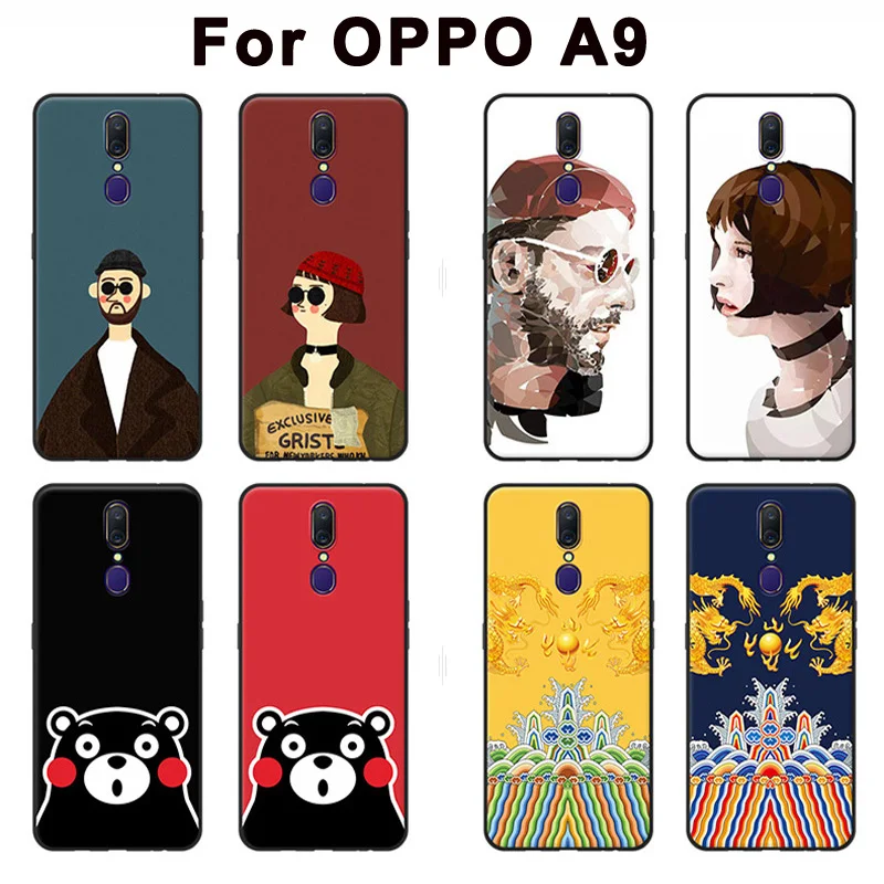 Высококачественный защитный чехол для OPPO A9 чехол с рисунком Leon убийца мультфильм мягкий силиконовый чехол для телефона для OPPO A9 9 6,5" Чехол для задней крышки OPPOA9 fundas coque