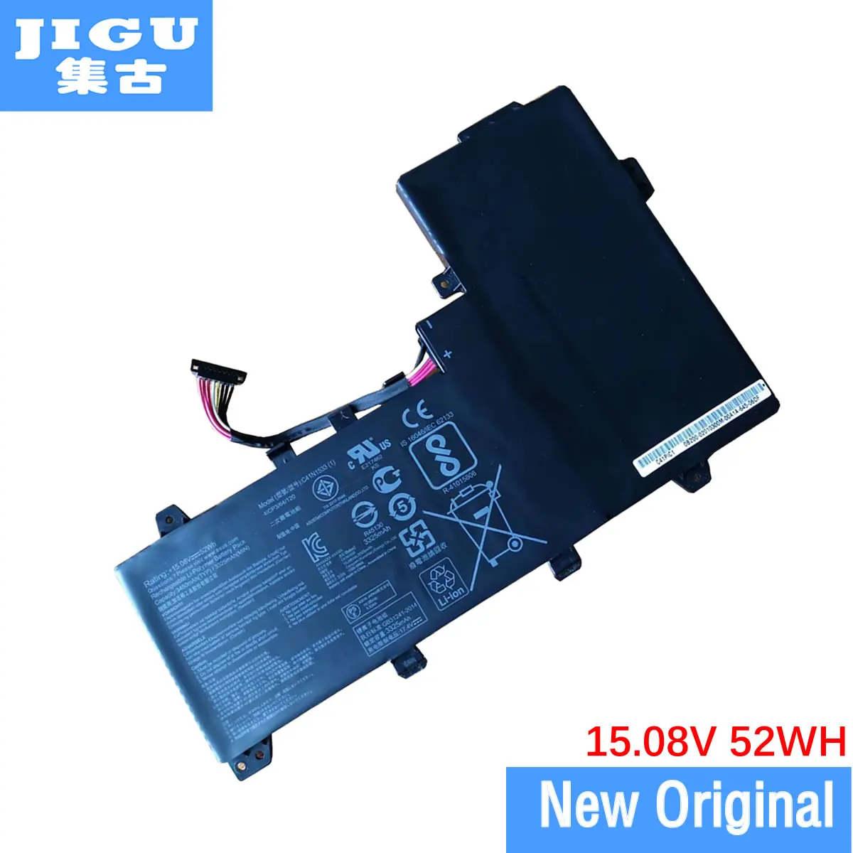 JIGU 15,08 в 52WH 0B200-02010200 C41N1533 Оригинальный аккумулятор для ноутбука ASUS Q524U Q534U UX560UQ UX560UX для ZenBook Flip UX560UQ