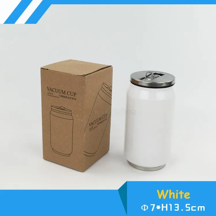 

Blank Sublimation 280ml/500ml Coke thermos Bottle Cup Transfer Prtinting by Sublimation INK DIY Transfer Heat Press Printing