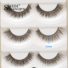 5 Pairs of Women Makeup Beauty False Eyelashes Popular Messy Nature Eye Lashes Long Black EyeLash Extension thick false #S15