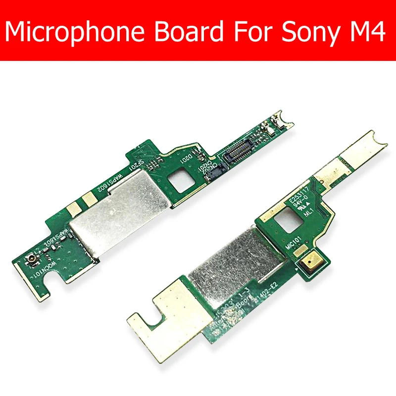 100% Подлинная антенна микрофонная плата для Sony Xperia M4 Aqua E2353 E2333 микрофон печатная