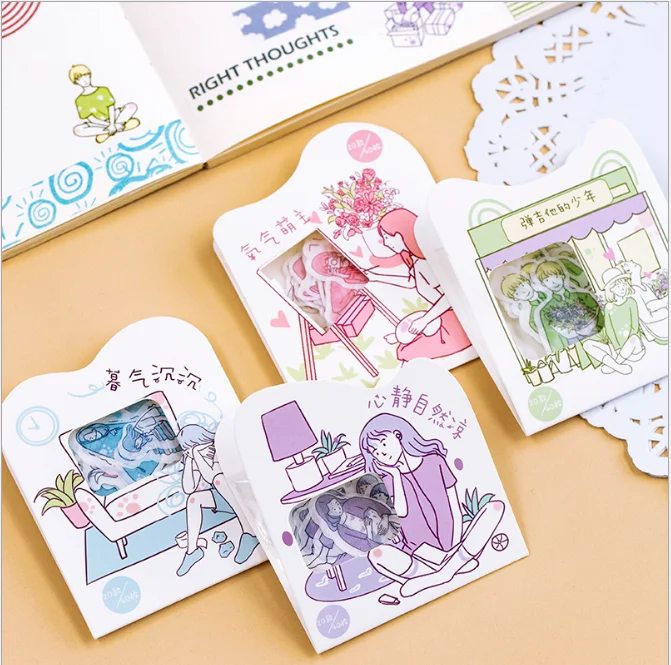 

40pcs/1pack Kawaii Stationery Stickers Early summer series Diary Decorative Mobile Stickers Scrapbooking DIY Craft Stickers