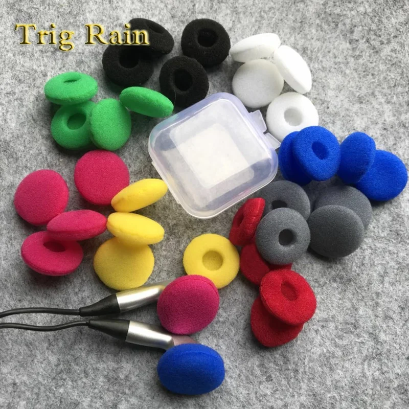 R TOOGOO 10 Pairs Foam Earbuds Earpad Replacement Sponge Pad Cushion Covers for Earphone Headphone 