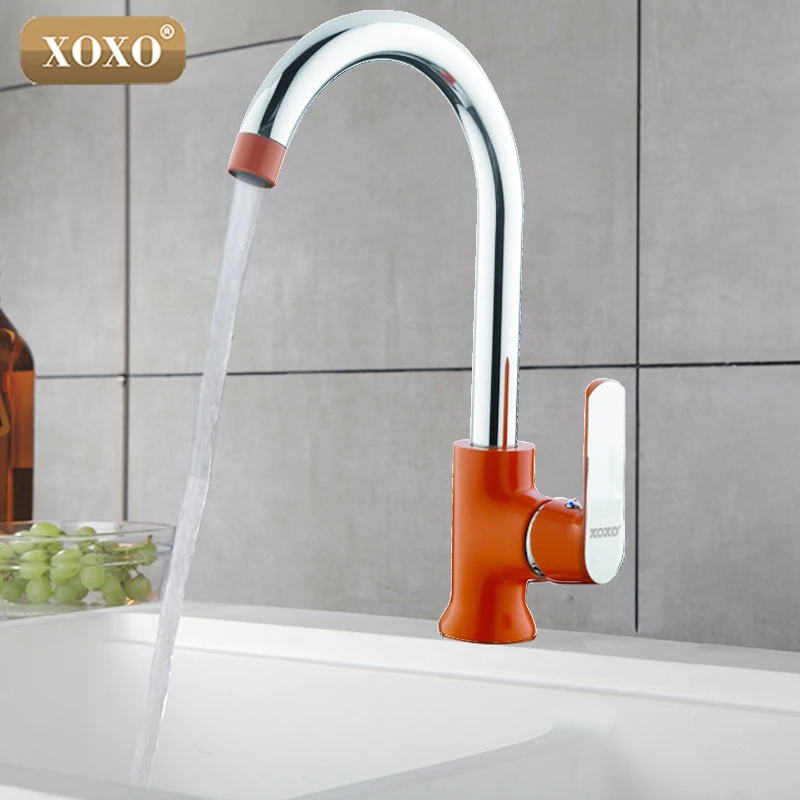 Cena XOXO nowoczesny styl mody xoxo nowy mosiężny kran kuchenny ma dodatkowe 3 torneira obracanie 360 stopni cozinha mixer20021 1R