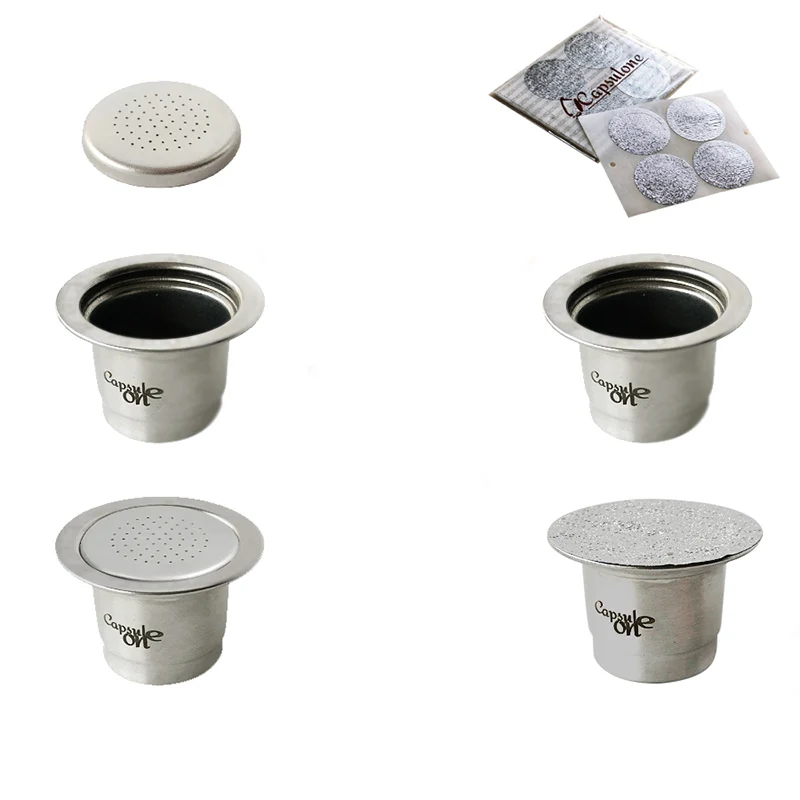 Stainless Steel Practical Coffee Capsules Refillable Capsule Cups Reusable Coffee Capsule Filter For Nespresso Coffee Machine