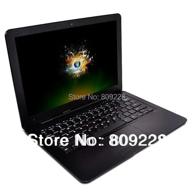  Drop shipping 14.1 inch ultrabook Laptop in-tel celeron J1800 2.41Ghz 4G RAM 500G HDD windows7 notebook computer Wifi camera 