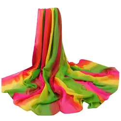 2017, Новая мода зимний шарф Для женщин S печатных шифоновый шарф люксовый бренд длинная куртка с секциями из Шарфы для женщин Для женщин