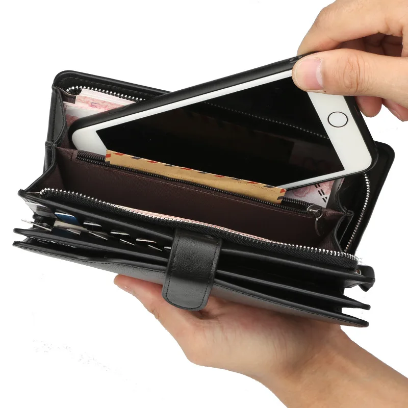 2019 Baellerry Pu Leather Wallet Luxury Brand Men Wallet Money Cell Phone  Women Purse