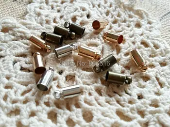 

4MM / Wide ( For 3mm rope ) Leather Rope/Wire Crimp End Cords/Beads Jewelry Findings Accessory