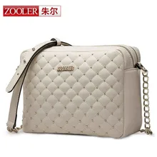 ZOOLER Brand women messenger bags genuine leather bag Luxury fashion high quality Chian Solid color free shipping