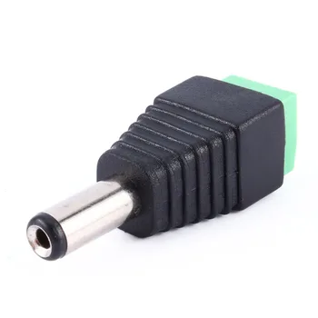 

2.1 x 5.5mm DC Power Male Plug Jack Adapter Adaptador Connector Plug for CCTV LED Light