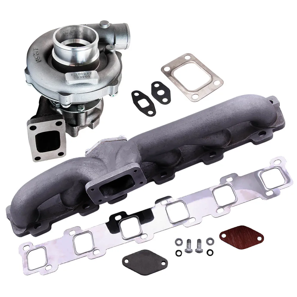 

For Nissan Patrol Safari GQ GR Y61 Y60 Turbocharger Exhausted Manifold T3/T4 T04E STAGE 3 TURBO TURBOCHARGER Engine Compressor
