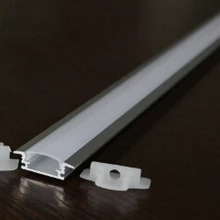 10 шт./лот 1 м/шт. встраиваемые Алюминий профили для Светодиодные полосы, u профиля, LED Алюминий канал, 10-12 мм 1 м длина