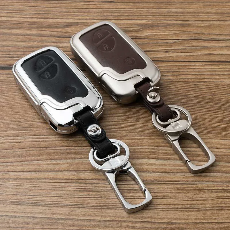 Zinc alloy+Leather Car Styling Key Cover Case For Lexus RX IS ES NX GS GX LX 300 330 350 200 250 270 470 460 570 400 450H CT200H