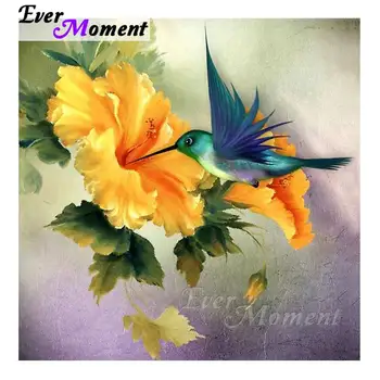 

Ever Moment Diamond Painting Bird Flower Full Square Drill 5D DIY Picture Mosaic Diamond Embroidery Rhinestones Decor S2F836
