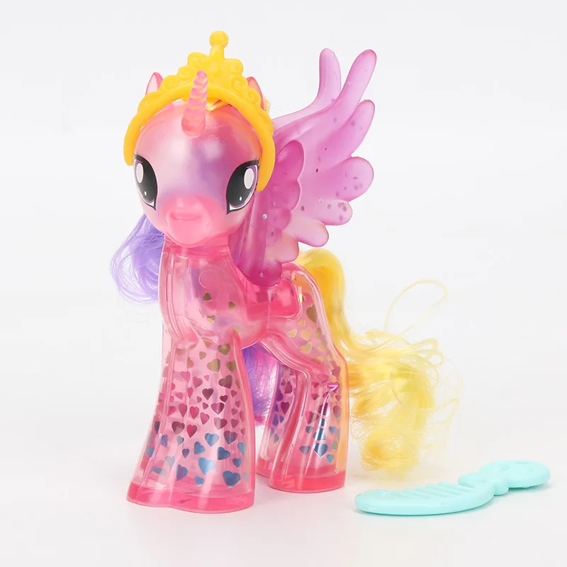 Игрушки My Little Pony из фильма принцесса каданс Селестия ПВХ фигурка дружба Волшебная Модель Кукла блеск Celrbration