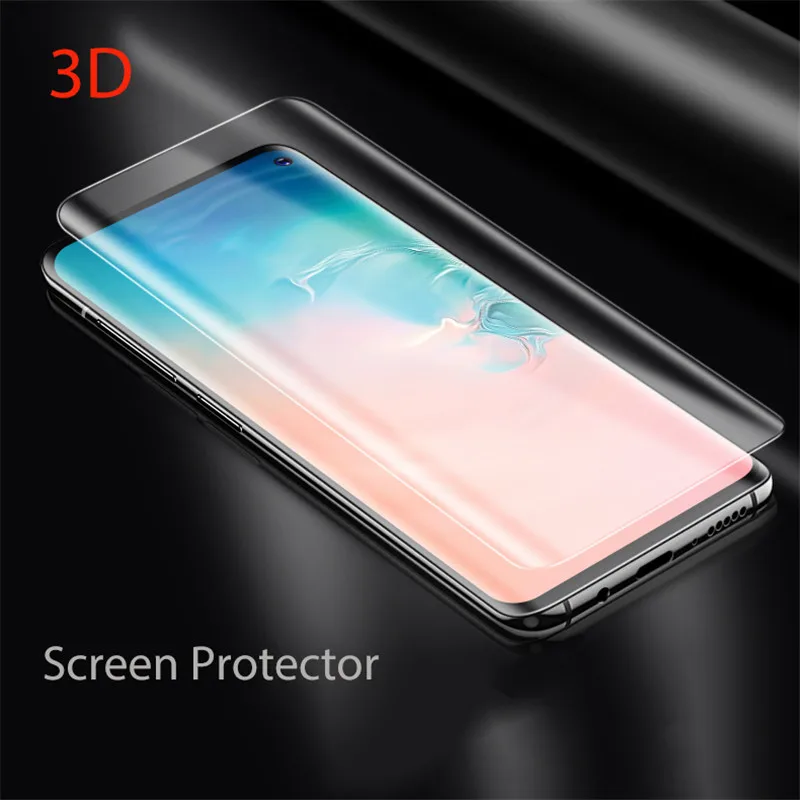 3D полное изогнутое закаленное стекло для Samsung Galaxy S9 S10 plus S10e Защитная пленка