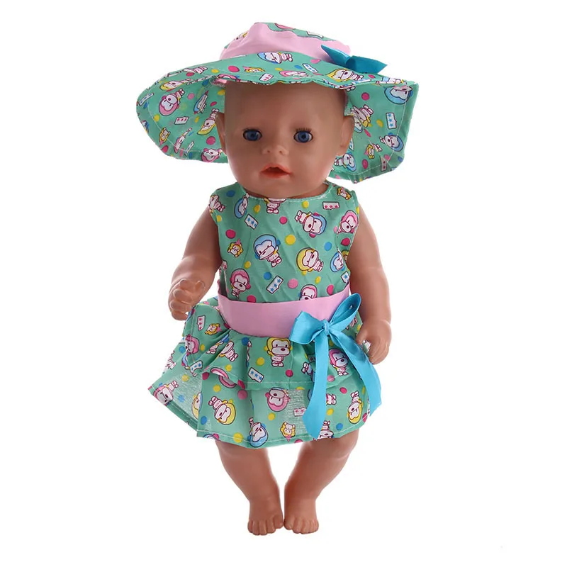 5 стилей одежды куклы 1 комплект = шляпа+ пальто с длинными рукавами+ брюки для 18 дюймов американская кукла и 43 см кукла для нашего поколения Игрушки для девочек - Цвет: n1659