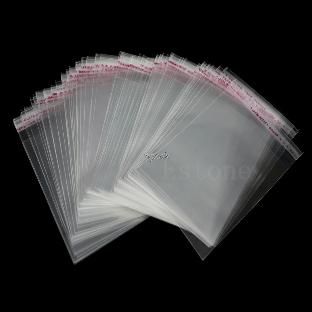 100 шт. пластиковые пакеты 8x12 см 3 1 x дюйма | Канцтовары для офиса и дома