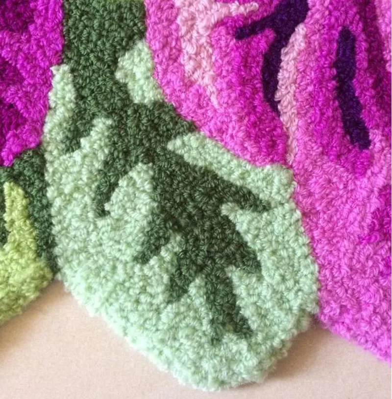3 heteromorphic purple rose carpet irregular flower floor mat stair bedroom living room entry anti-slip warm pad home mat 3 heteromorphic purple rose carpet irregular flower floor mat stair bedroom living room entry anti-slip warm pad home mat