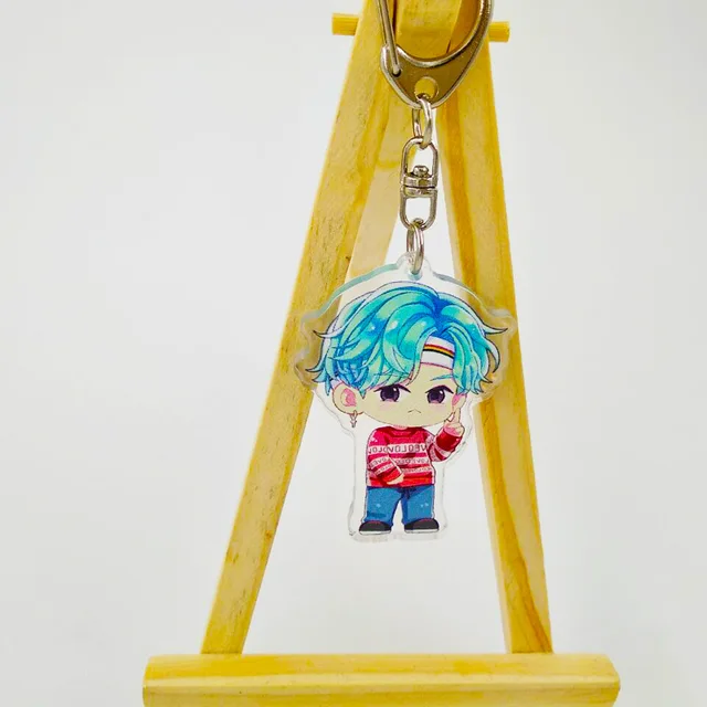 7 Styles Acrylic Keychain Anime BTS RM Kim Seok Jin SUGA Jimin j hope