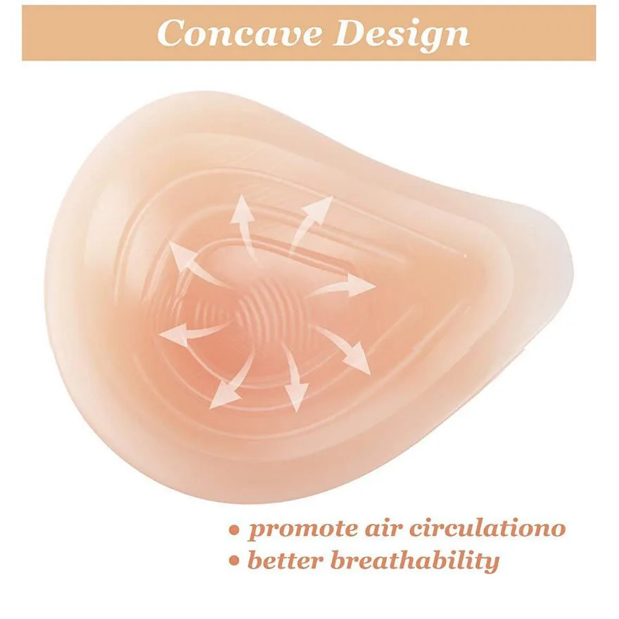 Forme mammaire en silicone pour mastectomie, fausse prothèse mammaire, forme spriale, coussin mammaire souple, 500g, D40