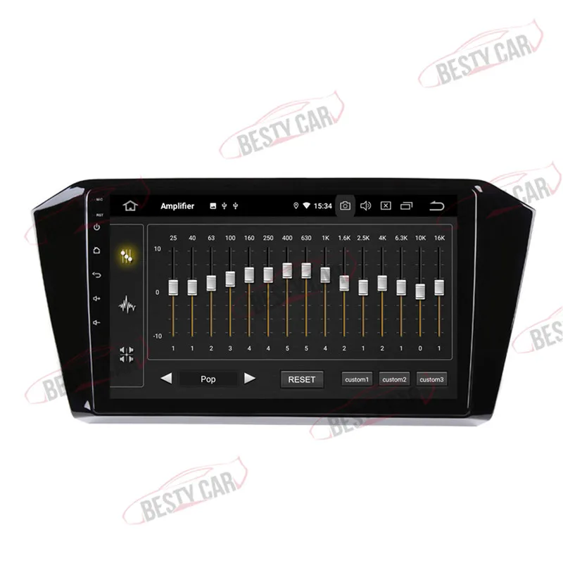 Excellent 10.1" Android 9.0 Car Multimedia Player Stereo GPS Navigation for VW Magotan Passat B8 2015 16~18 Head Unit Radio DSP 2.5D+IPS 3